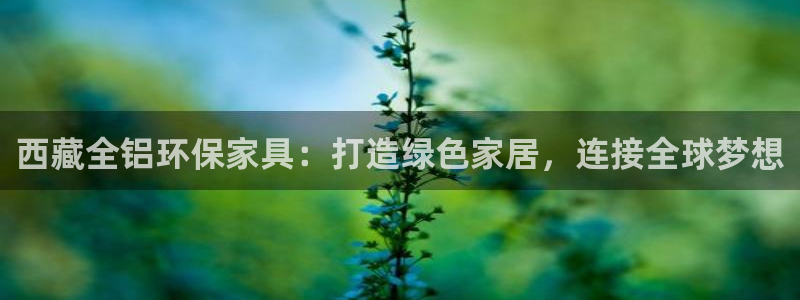 杏耀平台代理注册多少钱一年：西藏全铝环保家具：打造绿色家居，
