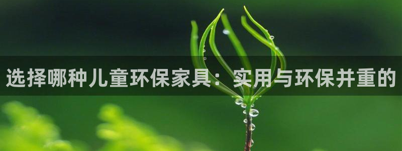 杏耀平台注册流程：选择哪种儿童环保家具：实用与环保并重的